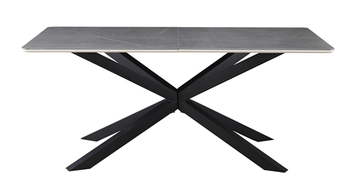 Gray Faux Marble Coffee Table