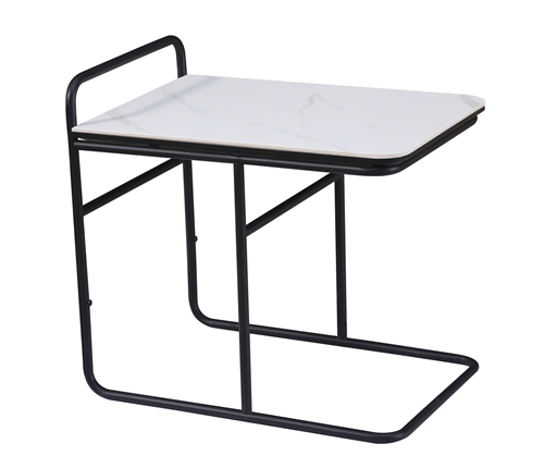 Gold Metal Frame End Table