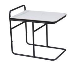 Gold Metal Frame End Table