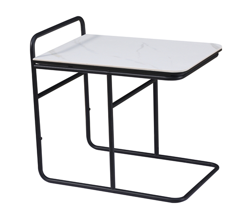 Gold Metal Frame End Table