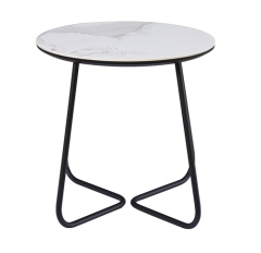 Small Round Marble Side Table
