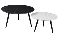 Marble Round Coffee Table 2 Piece
