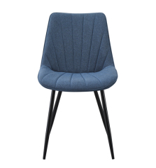 Blue Upholstered Classic Dining Chair