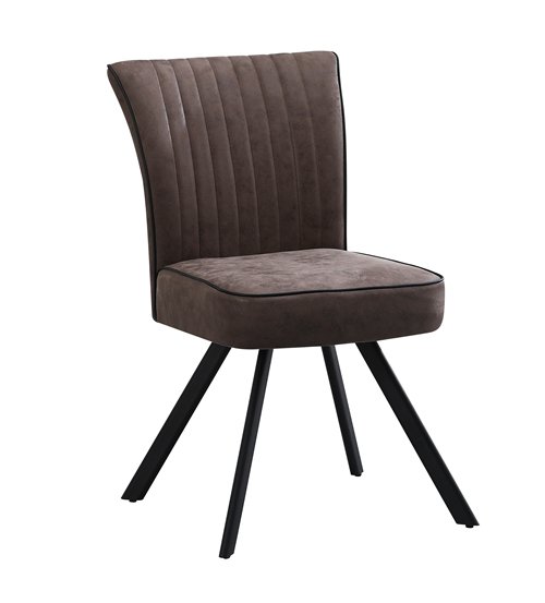 Vintage Faux Leather Dining Chair