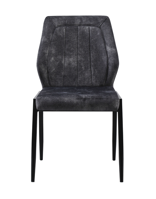 Vintage Black Velvet Dining Chair, Dining room furniture, CE furniture