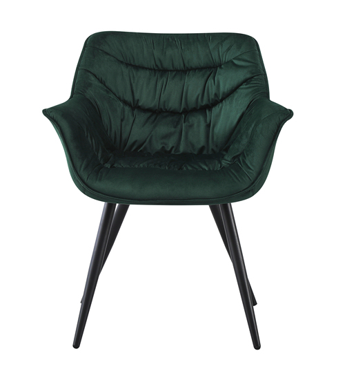 Green Tufted Velvet Arm Chair, Dining room furniture, CE furniture
