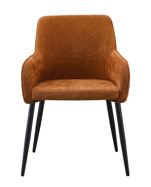 Orange Fabric Dining Armchair, Dining room furniture, CE furniture