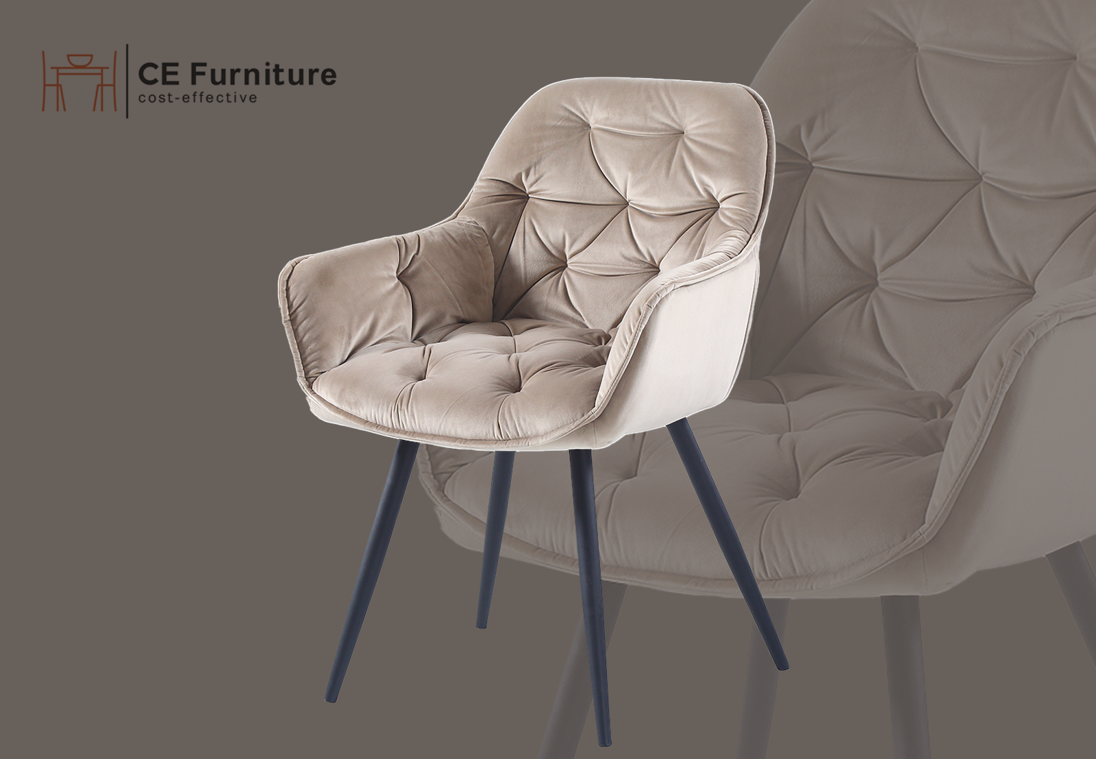 Exquisite Velvet Armchiar