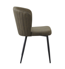 Green Faux Leather Dining Chair