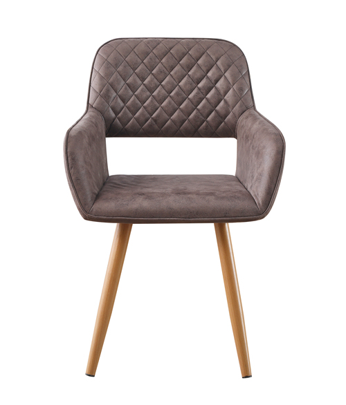 Hole Back Leather Armchair