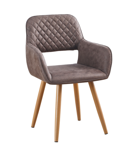 Hole Back Leather Armchair