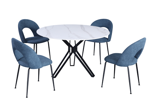 Modern Round Dining 1+4 Set
