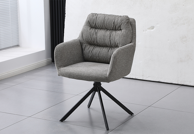 Comfortable Swivel Chair with Double Backrest