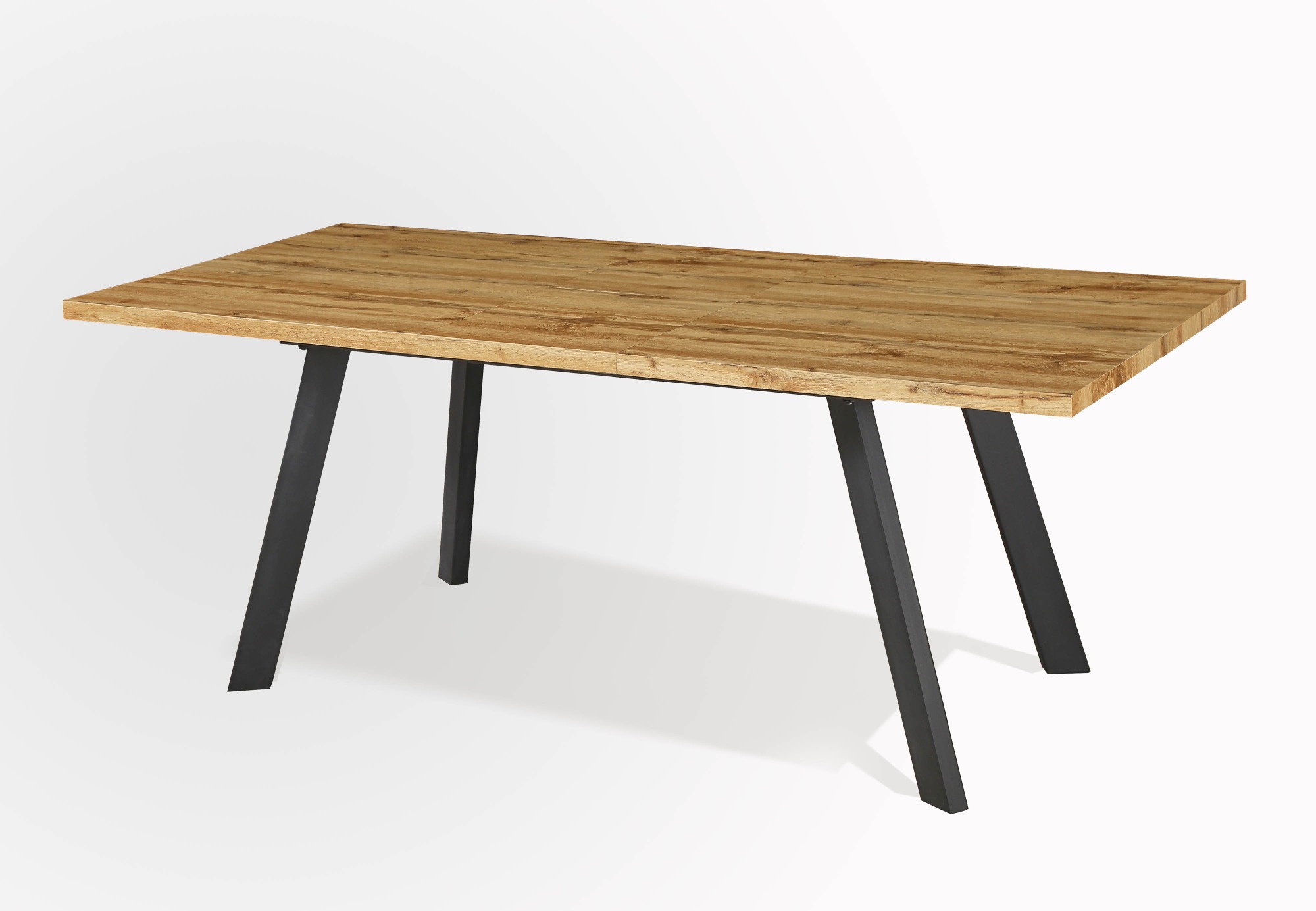 Wood Color Extension Dining Table