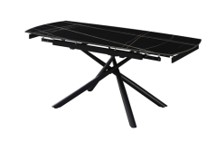 Black Extension Dining Table Sets for 6