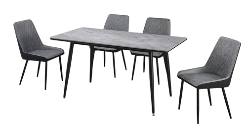 6 Seater Marble Dining Table Set