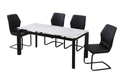 4 to 6 Extendable Dining Table Set