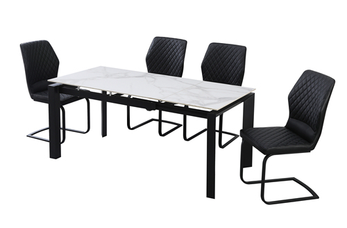 4 to 6 Extendable Dining Table Set