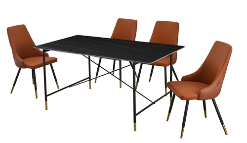 Modern Black Dining Sets for 6