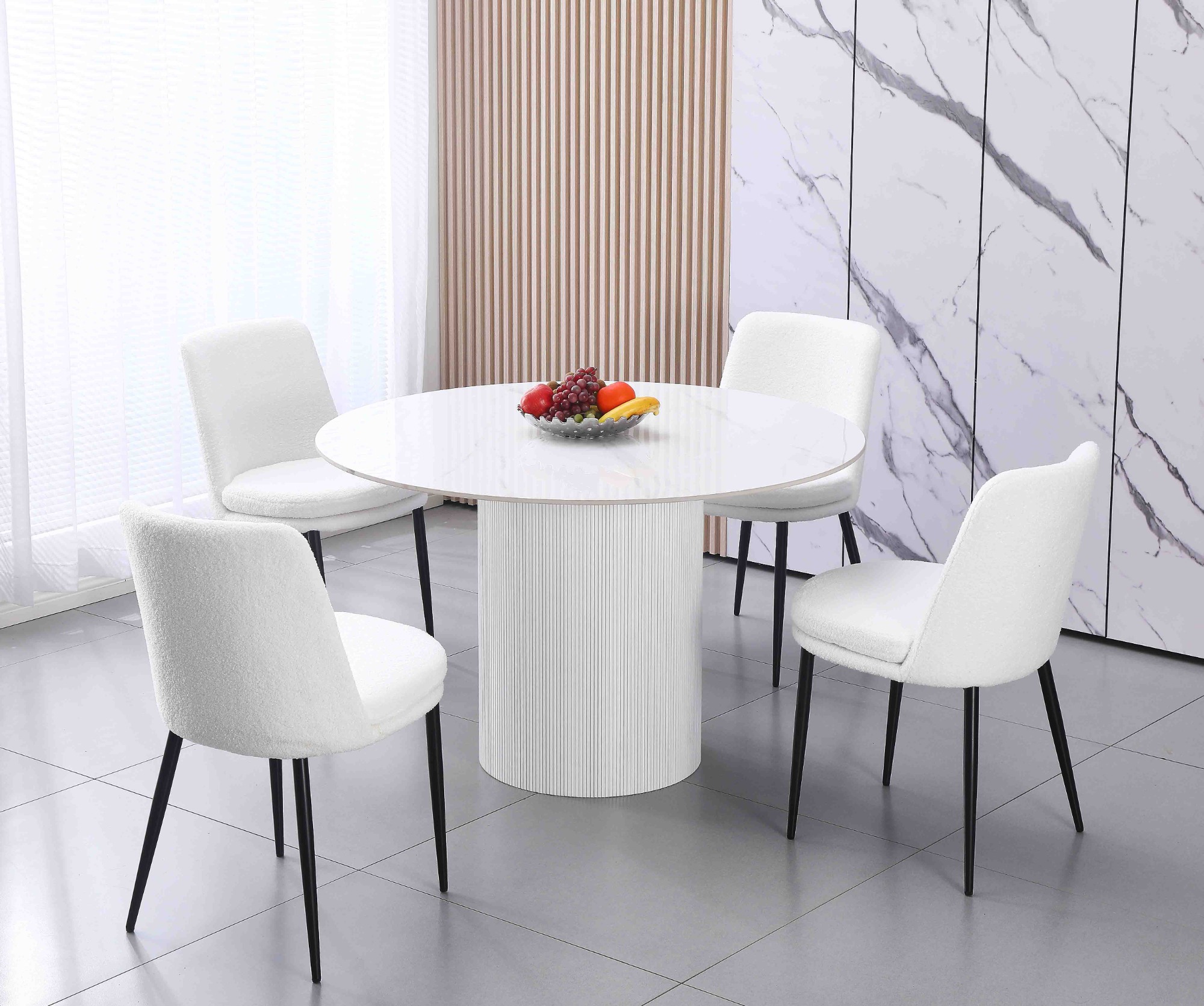 Popular White Dining Set