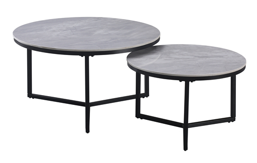 Grey Ceramic Nest Coffee Table
