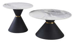 White Ceramic Nesting Coffee Table