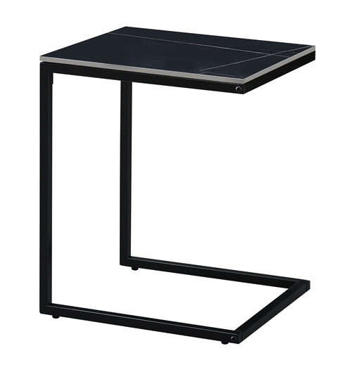 Small Grey Ceramic End Table