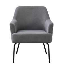 Modern Dark Gray Loveseat