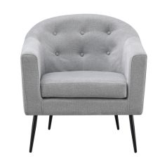 Modern Button Back Lounge Chair