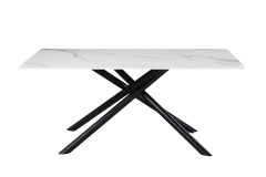 White Rectangle Dining Table