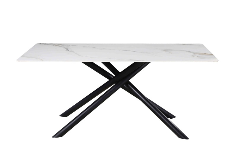 White Rectangle Dining Table