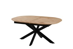 Wood Color Extension Dining Table