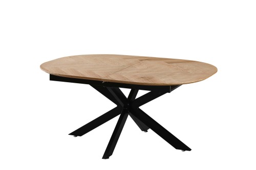 Wood Color Extension Dining Table