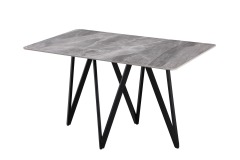 Grey Marble Color Dining Table