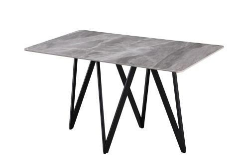Grey Marble Color Dining Table