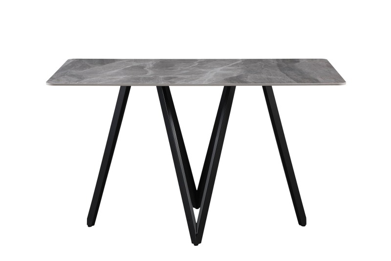 Grey Marble Color Dining Table