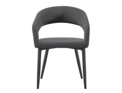 Grey Boucle Dining Chair