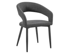 Grey Boucle Dining Chair