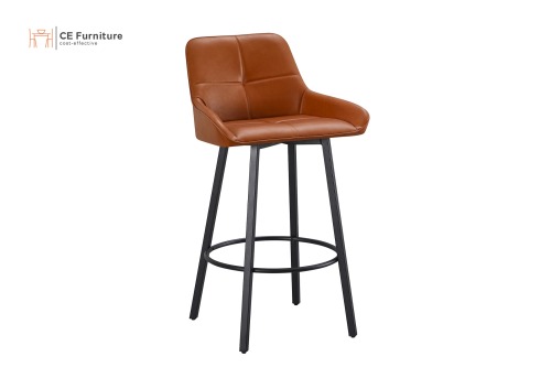 Orange PU Bar Chair