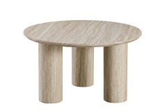 Yellow Travertine Coffee Table Set