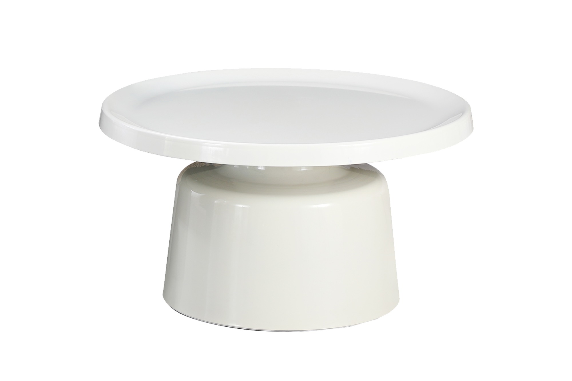 Cream And Black Coffee Table Set