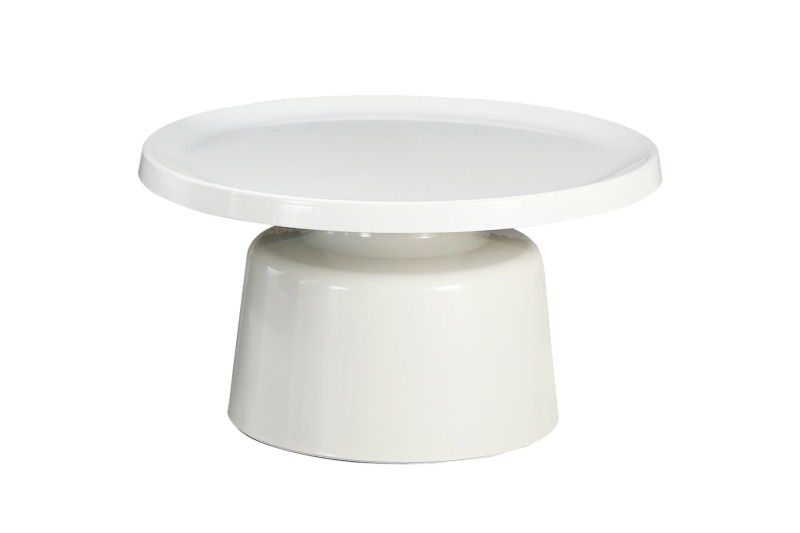 Cream And Black Coffee Table Set