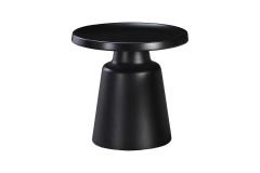 Cream And Black Coffee Table Set