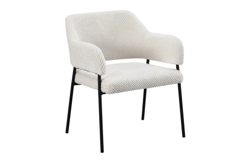 White Velvet Accent Chair