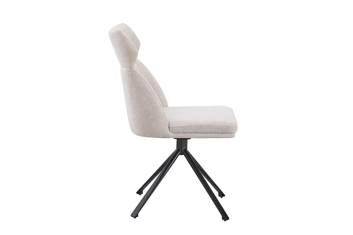 Beige Color Swivle Chair