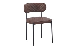 Brown PU Dining Chair