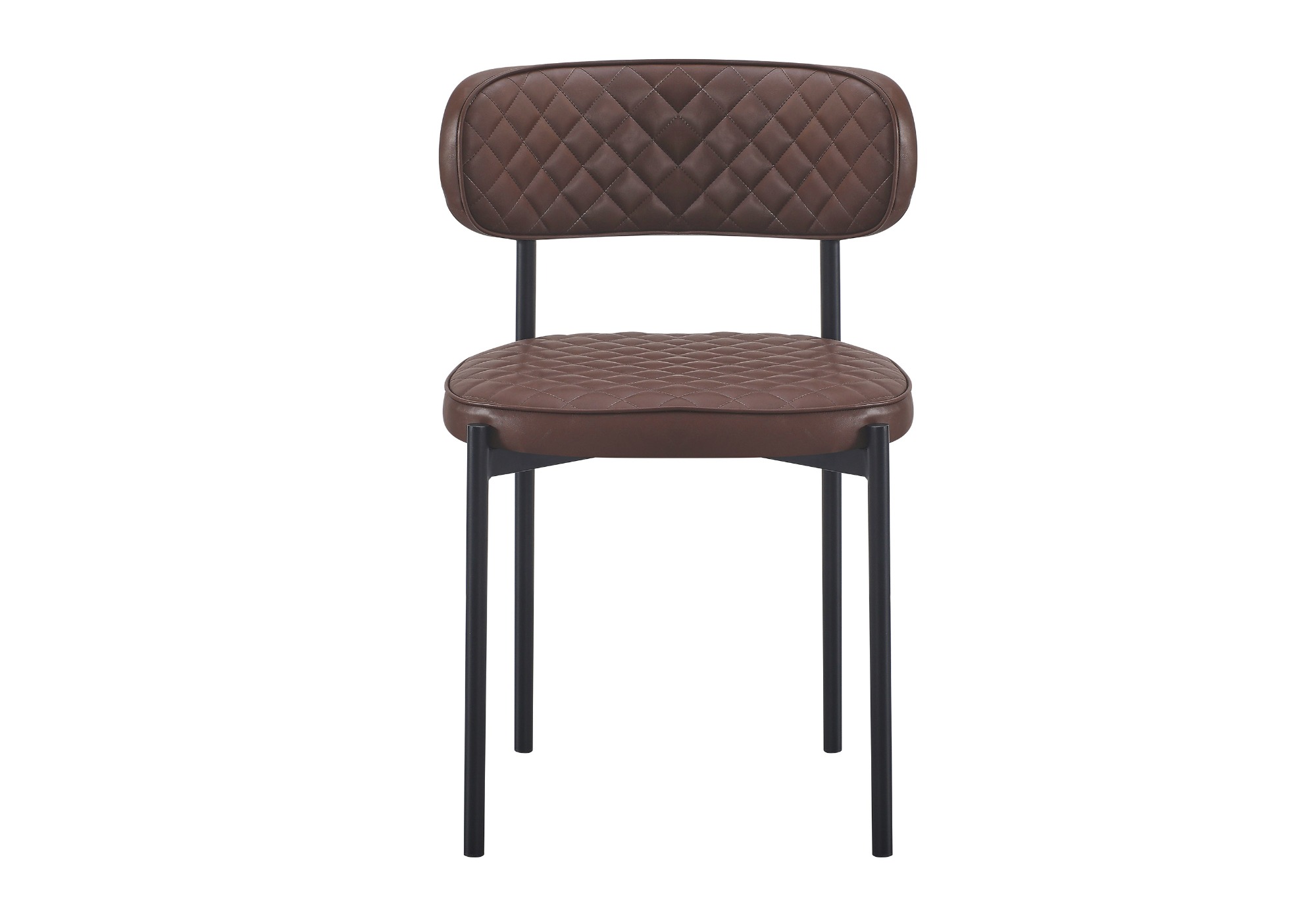 Brown PU Dining Chair
