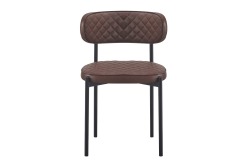 Brown PU Dining Chair