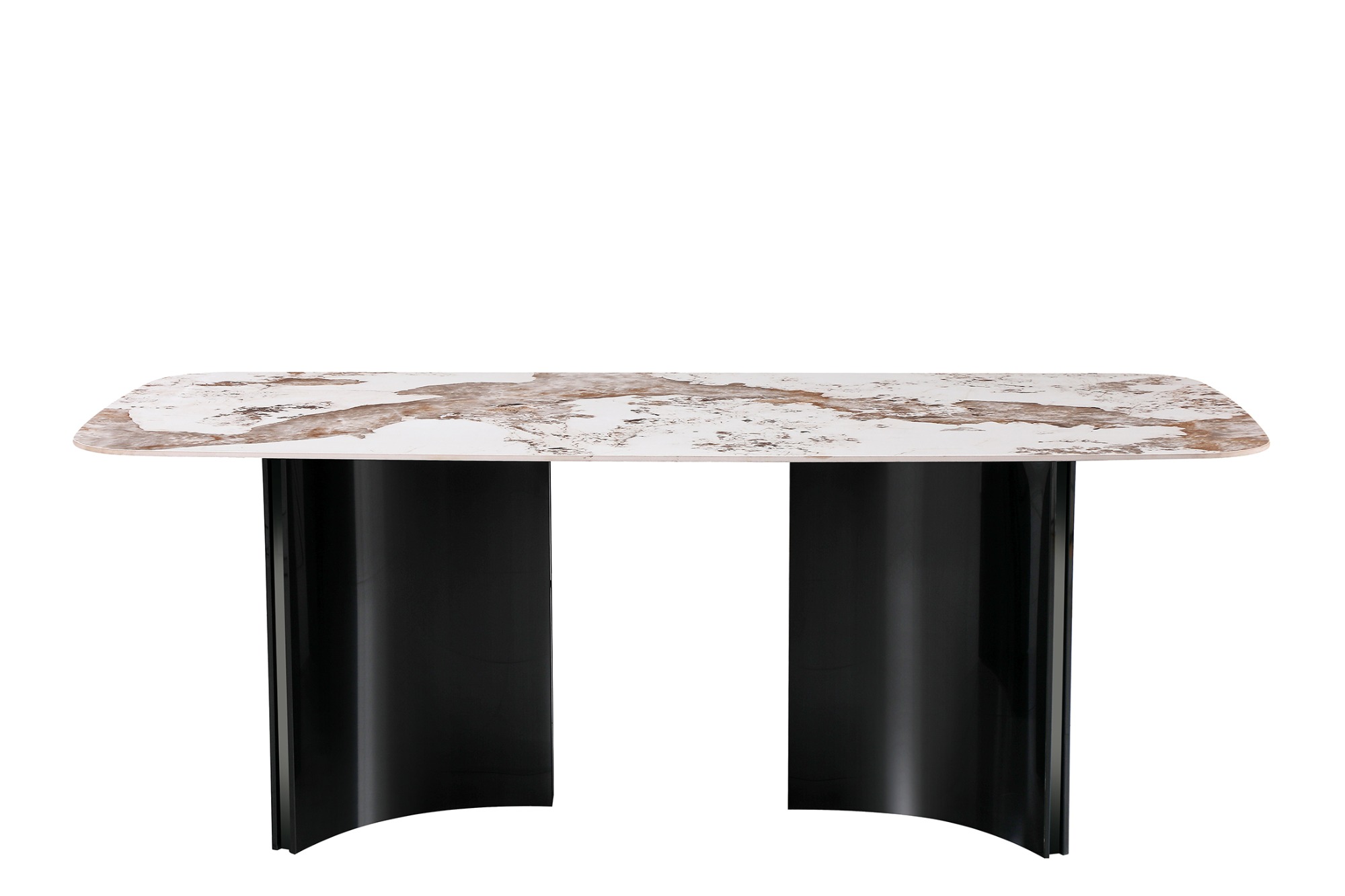 Curved Triangular Prism Dining Table