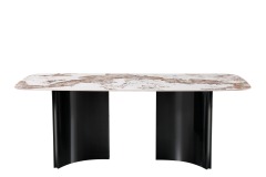 Curved Triangular Prism Dining Table